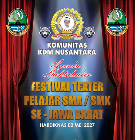 Komunitas KDM Nusantara Gelar Festival Teater Tingkat SMA/SMK se-Jabar kadm1.png