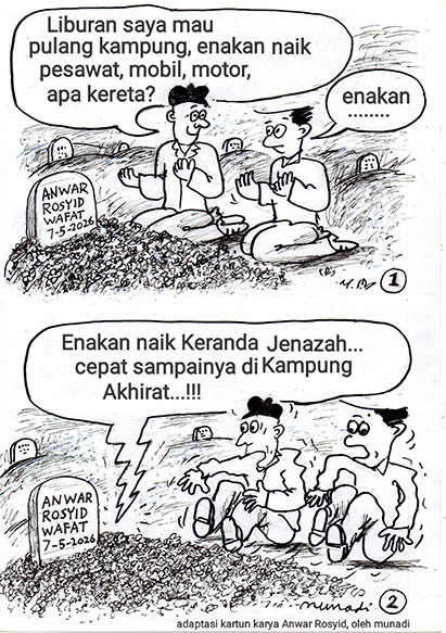 Pameran Kartun TELAT NGGUYU-2 Karya Anwar Rosyid dan Kartunis Pakarti muuu.jpg