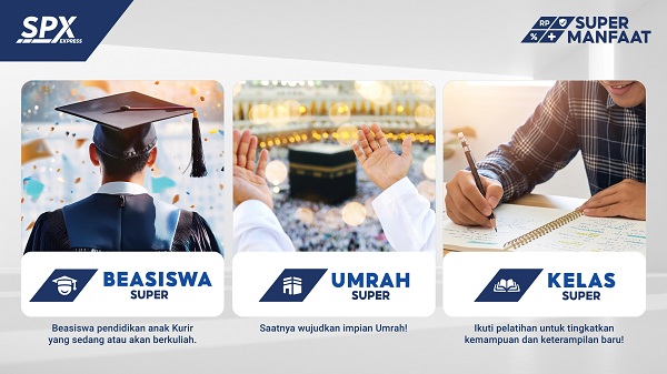 SPX Express Perkuat Dukungan untuk Apresiasi Kurir melalui Program Umrah dan Beasiswa Baru