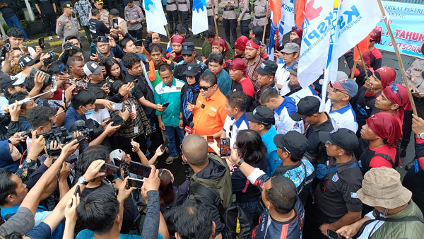Ribuan Buruh akan Menggelar Aksi di Beberapa Kota Industri Meminta Revisi Permenaker No 7 Tahun 2026