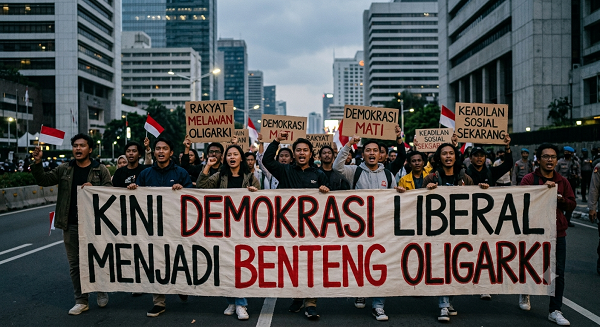 Kini Demokrasi Liberal Menjadi Benteng Oligarki