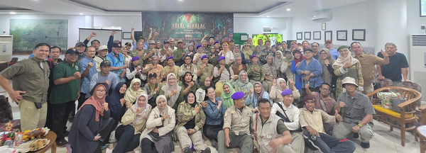 Korps Alumni Menwa Yon-6 UPN Veteran Jakarta, Gelar Halal Bihalal di Ragunan,